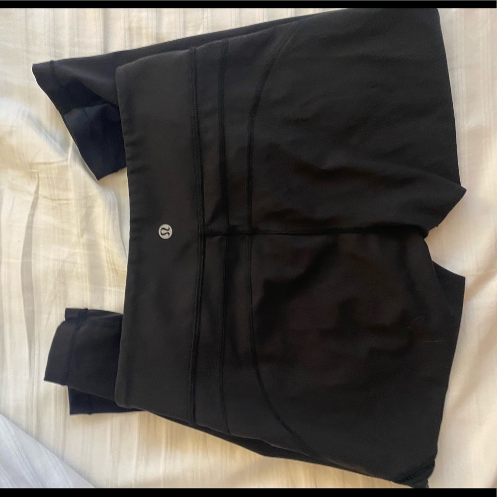 Lulu lemon crop black leggings